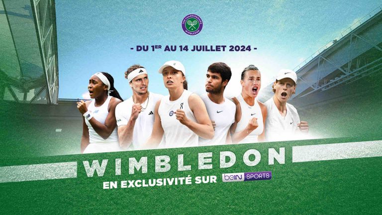 beIN SPORTS : Wimbledon en direct dès le 1er juillet 2024