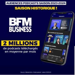BFM : saison historique pour les podcasts de BFM Business