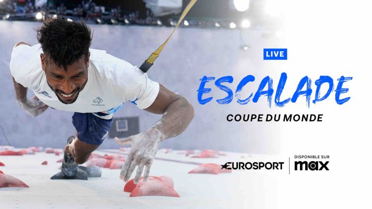 Eurosport : la Coupe du monde d’escalade s’installe en France pour deux manches de Coupe du monde  en direct du 12 au 14 juillet puis du 17 au 19 juillet