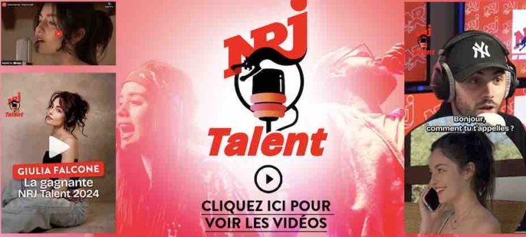 NRJ : Giulia Falcone grande gagnante du concours NRJ TALENT 2024