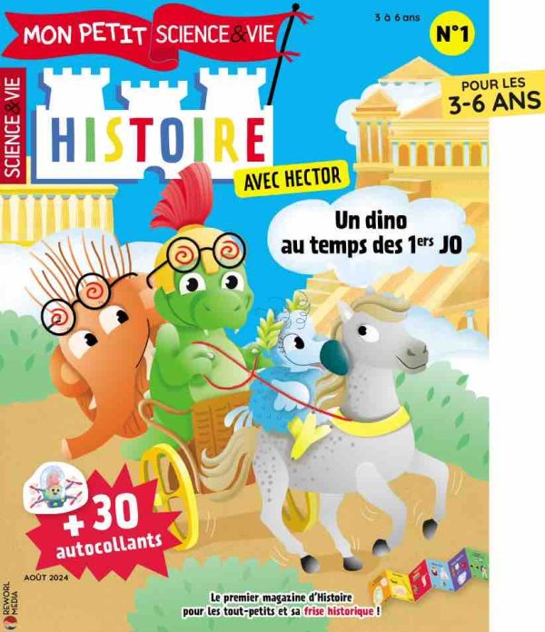 Science & Vie lance le 1er magazine d’Histoire pour les tout-petits