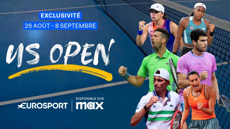L’US Open s’installe sur Eurosport