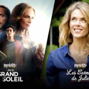 Molotov TV : lancement réussi des chaînes Molotov «Un si grand soleil» et «Les carnets de Julie» en partenariat avec France tv distribution