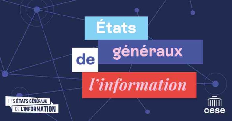 Etats généraux de l’information: les propositions rendues publiques jeudi