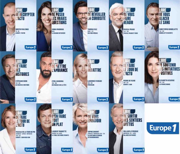 Europe 1 lance sa nouvelle campagne signée BETC