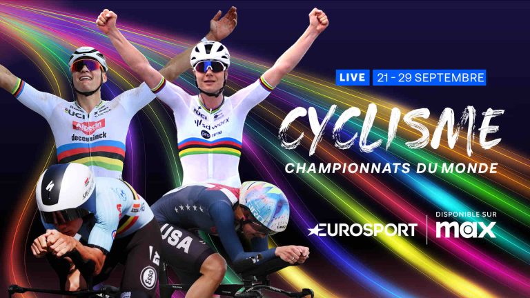 Eurosport/ cyclisme: les Championnats du monde sur route 2024 sur Eurosport et la plateforme Max dès le 21 septembre