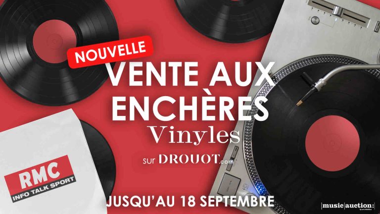RMC : nouvelle vente aux enchères de vinyles RMC