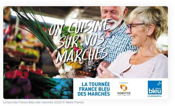 DOMITYS renouvelle son partenariat avec France Bleu dans le cadre de «La Tournée France Bleu des Marchés»