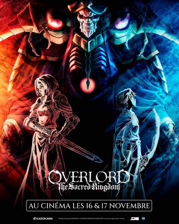 ADN/ CGR Events : le film «Overlord: The Sacred Kingdom au cinéma les 16 et 17 novembre, la billetterie est ouverte