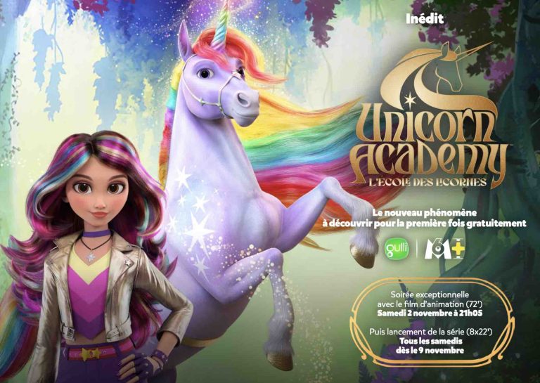 Gulli : la nouvelle série «Unicorn academy : l’école des licornes» dès le 9 novembre