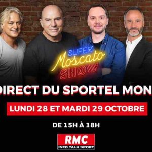 RMC : le «Super Moscato Show» en direct du SPORTEL à Monaco les lundi 28 et mardi 29 octobre 