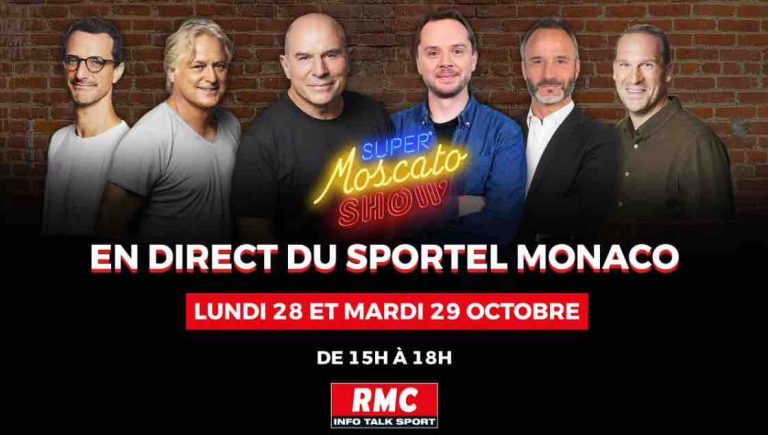 RMC : le «Super Moscato Show» en direct du SPORTEL à Monaco les lundi 28 et mardi 29 octobre 