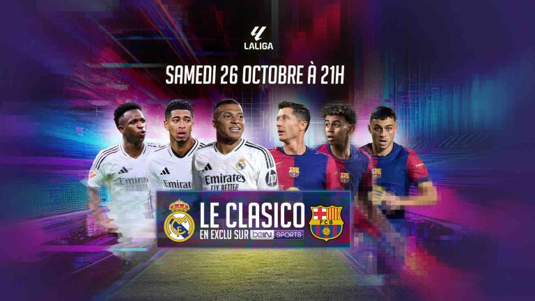 beIN SPORTS/ football: Real Madrid – FC Barcelone, le Clasico samedi 26 octobre à 21h00 sur beIN SPORTS 1