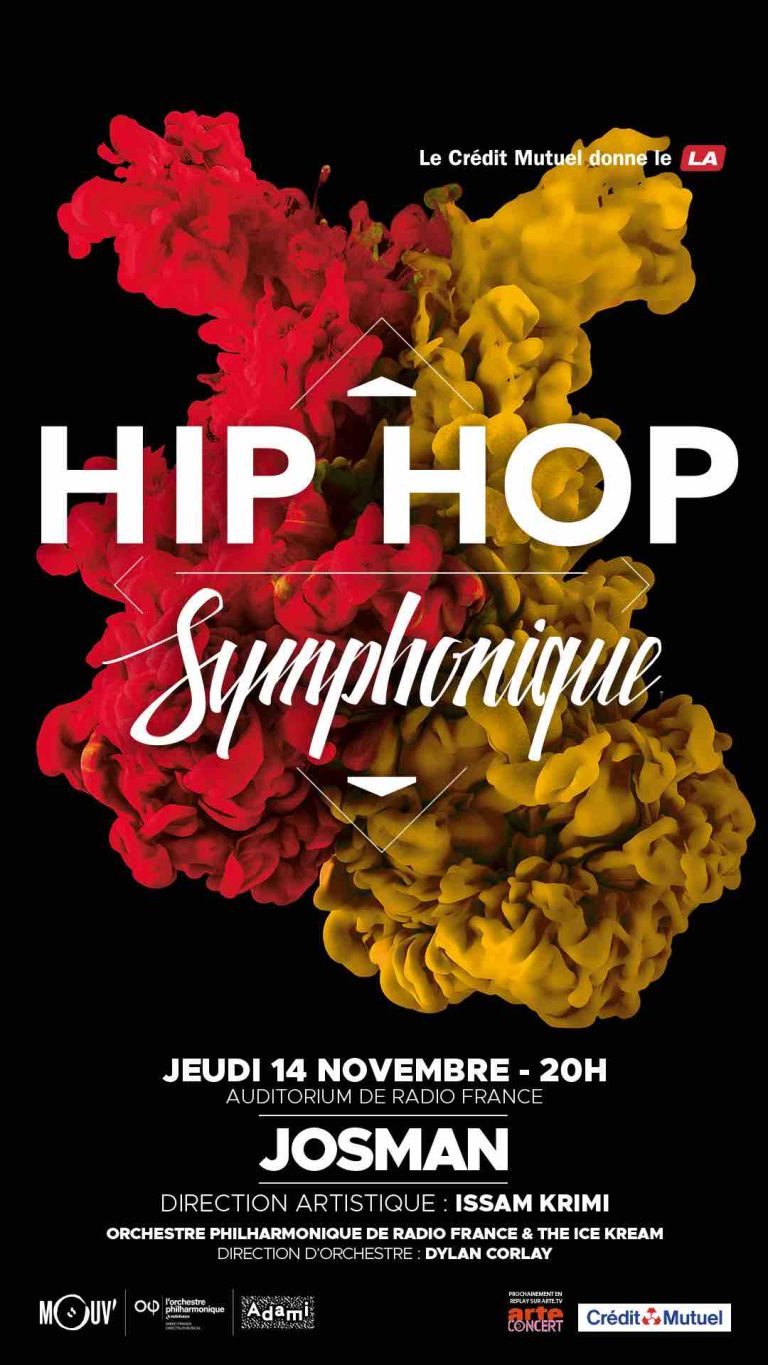 ARTE : pour sa 9ème édition, «Hip Hop Symphonique» propose une création consacrée à l’artiste JOSMAN
