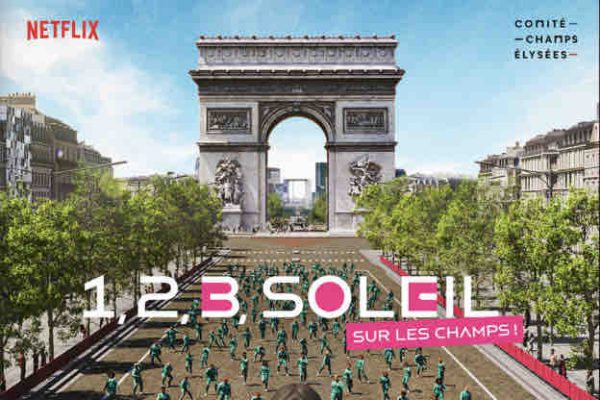 Netflix/ «Squid Game» : pour la saison 2, un jeu «1,2,3 soleil» géant sur les Champs-Elysées, avec des influenceurs dont Inoxtag