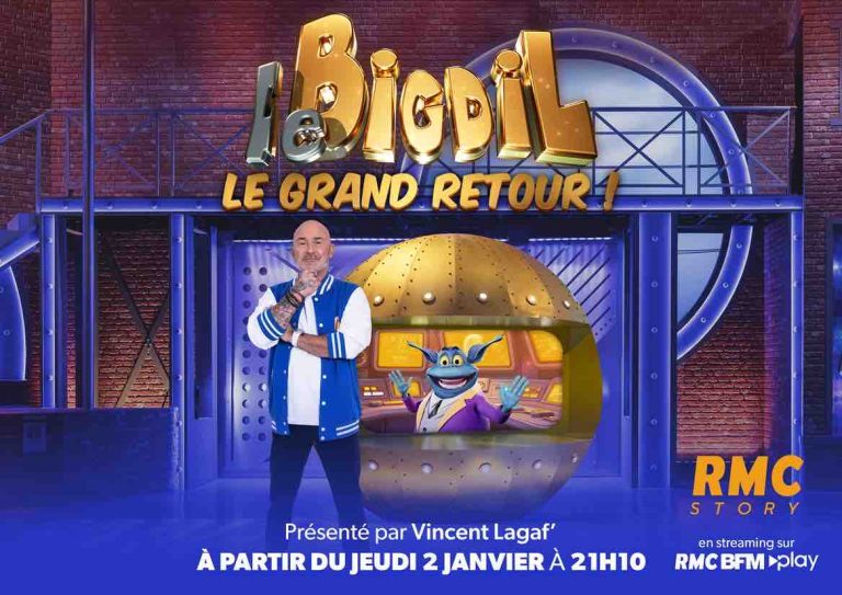 20 ans après la fin du «Bigdil» sur TF1, Vincent Lagaf’ revient le 2 janvier à 21h10 sur RMC Story