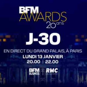 BFM Business : la 20ème édition des «BFM AWARDS» lundi 13 janvier depuis le Grand Palais