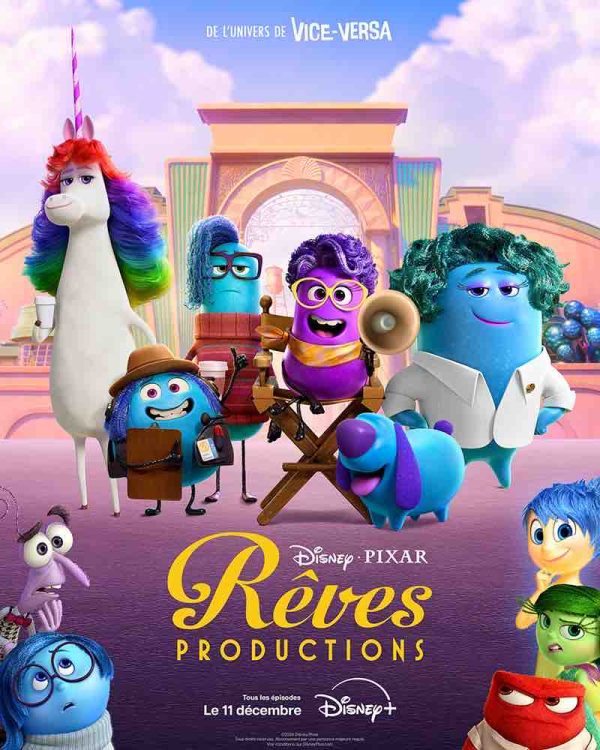 Disney+ : «Rêves Productions : du monde de Vice-Versa», la nouvelle série d’animation Pixar dès le 11 décembre