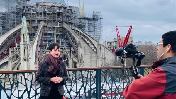France 24 : «ActuElles: les bâtisseuses de Notre-Dame, hier et aujourd’hui» vendredi 6 décembre à 16h15