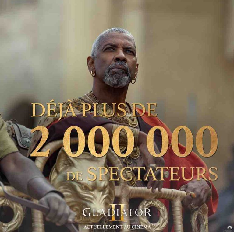 «Gladiator II» dépasse les 2 millions d’entrées en France 