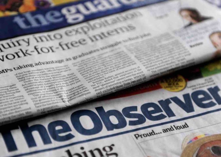 La vente du journal britannique «The Observer», plus vieux journal dominical au monde, finalisée