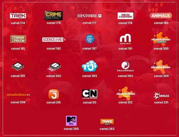 SFR met en clair plus de 45 chaînes du Bouquet Famille et Universal+