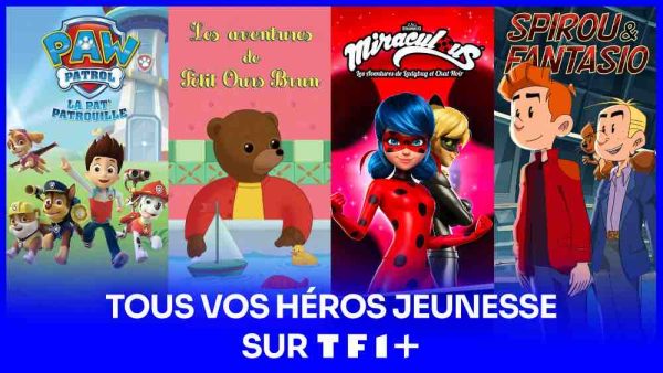 TF1+ enrichit son catalogue jeunesse de plus de 2.000 nouveaux épisodes de séries animées