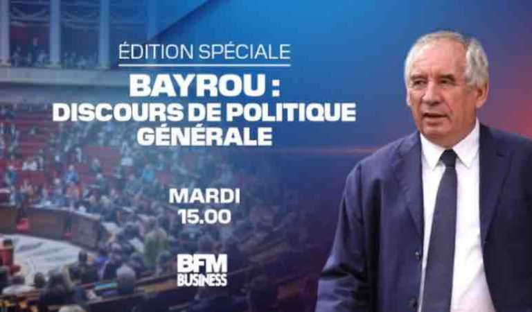 BFM Business : édition spéciale pour le discours de politique générale de François Bayrou