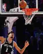 NBA: 810.000 téléspectateurs en moyenne pour Spurs-Pacers, un record en France (Ligue)