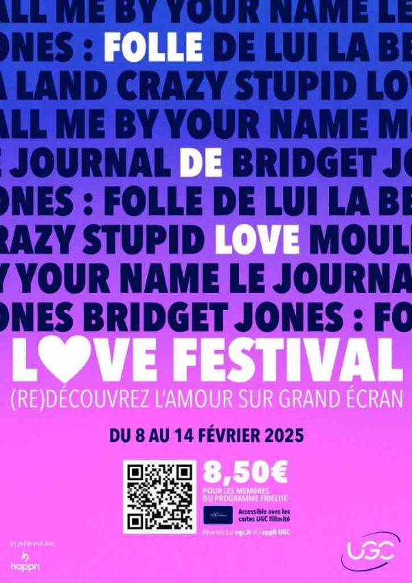 UGC lance la seconde édition du «LOVE FESTIVAL UGC»