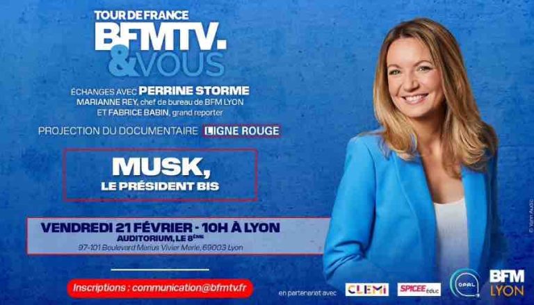 BFMTV : le «Tour de France BFMTV & VOUS» à Lyon avec Perrine Storme le 21 février