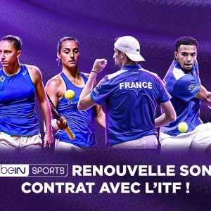 beIN SPORTS renouvelle son contrat avec l’ITF 