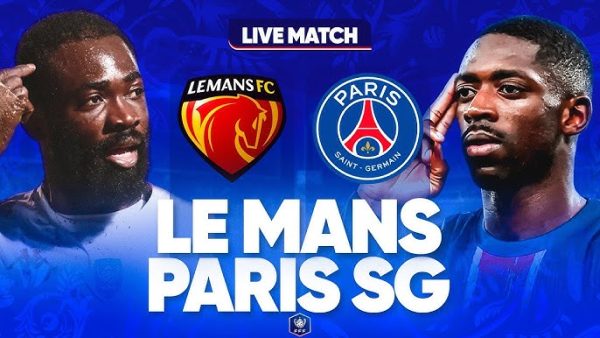 France 2 / football : 1.719.000 fans devant le match Le Mans – Paris SG mardi en Prime  