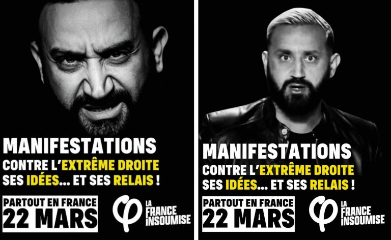 De nouveau accusé d’antisémitisme pour une affiche représentant l’animateur Cyril Hanouna, Jean-Luc Mélenchon affirme que LFI «n’est pas antisémite»