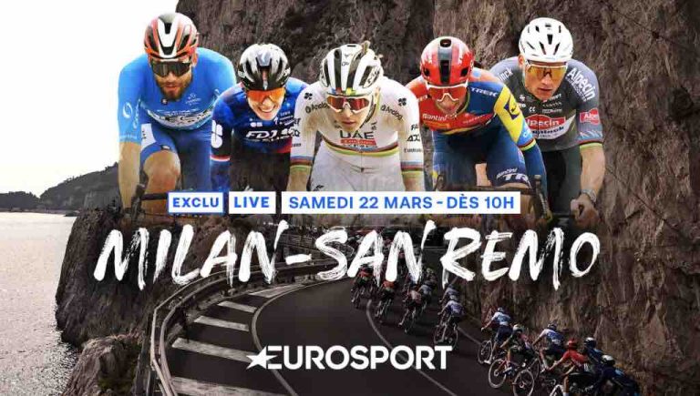 Eurosport/ «Milan-San Remo» : le premier monument de la saison en exclusivité ce samedi 22 mars