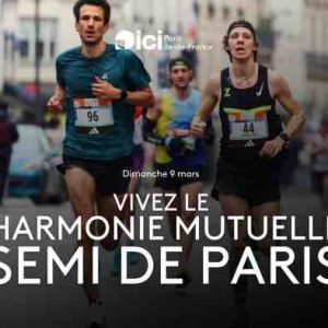 France 3 Paris Île-de-France, partenaire et diffuseur du Harmonie Mutuelle Semi de Paris dimanche 9 mars