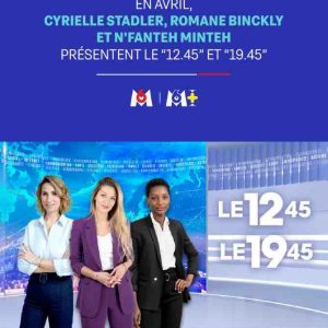 M6 : les jokers JT du «12.45» et «19.45» en avril