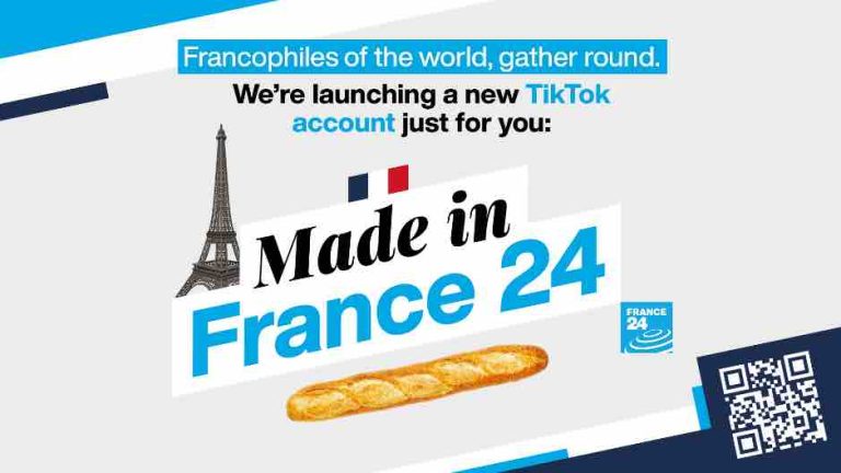 «Made in France 24», un nouveau compte TikTok de France 24 en anglais dédié à la France 