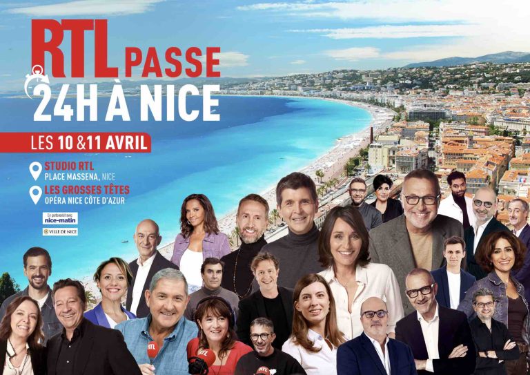 RTL passe 24 heures à Nice les 10 et 11 avril 