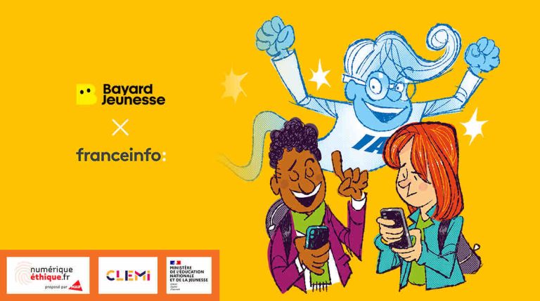 franceinfo : nouveaux webinaires «J’apprends l’info !» avec Bayard Jeunesse