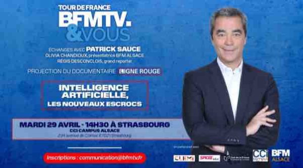 BFMTV : «TOUR DE FRANCE BFMTV & VOUS» à Strasbourg mardi 29 avril