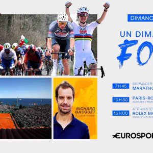 Eurosport : le cyclisme, le tennis, et le marathon à l’honneur dimanche