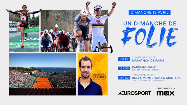 Eurosport : le cyclisme, le tennis, et le marathon à l’honneur dimanche