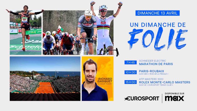 Eurosport : le cyclisme, le tennis, et le marathon à l’honneur dimanche
