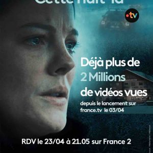 France.tv : plus de 2 millions de vidéos vues pour la série «Cette nuit-là»
