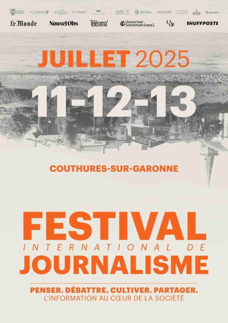 Le Festival international de journalisme, du 11 au 13 juillet