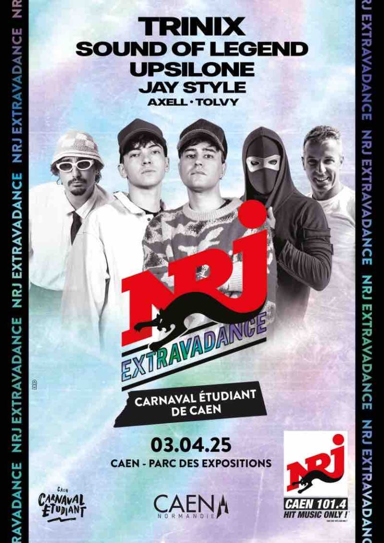NRJ Extravadance spécial Carnaval Etudiant de Caen jeudi 3 avril