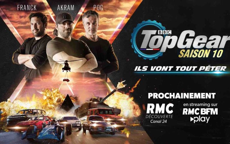 RMC Découverte : «Top Gear France» de retour pour une saison 10 dès le 14 mai à 21h15 avec un nouveau trio d’animateurs