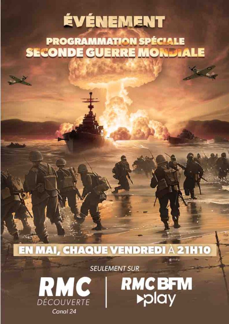 RMC Découverte : programmation spéciale «Seconde Guerre mondiale» en mai, chaque vendredi à 21h10