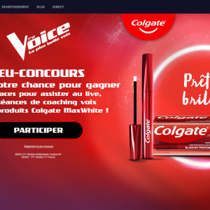 TF1 : Colgate s’associe à «The Voice» 